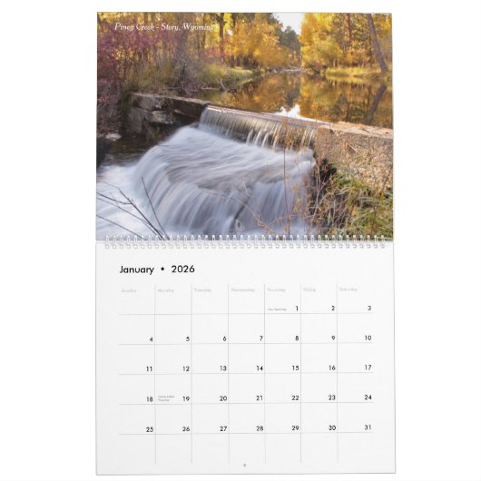 Calendrier 2021 - Scott Bosworth Photography (Jan 2026)