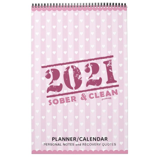 Calendrier 2021 Sober & Net : Citations de récupération du pl (Protection)