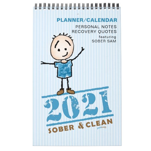 Calendrier 2021 Sober & Net : Citations de récupération du pl (Protection)