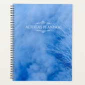 Calendrier 2021 sur les arbres bleus et les nuages (Devant)