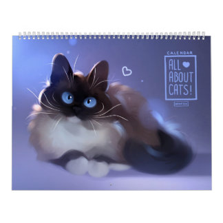 Calendrier 2021 Tout sur les chats !