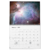 Calendrier 2021 Univers de l'astronomie spatiale NASA Nebulae (Feb 2027)