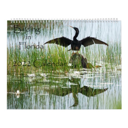 Calendrier 2022 Birding in Florida Calendar (Protection)