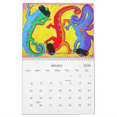 Calendrier 2022~Lizards dans lunettes de soleil (Jan 2026)