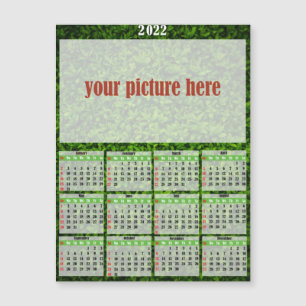 Calendrier 2022 Photo Personnalisé Fridge Magnet