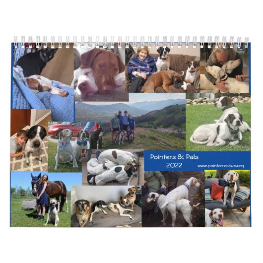 Calendrier 2022 Pointeurs et Pals PointerRescue Org Calendrie (Protection)