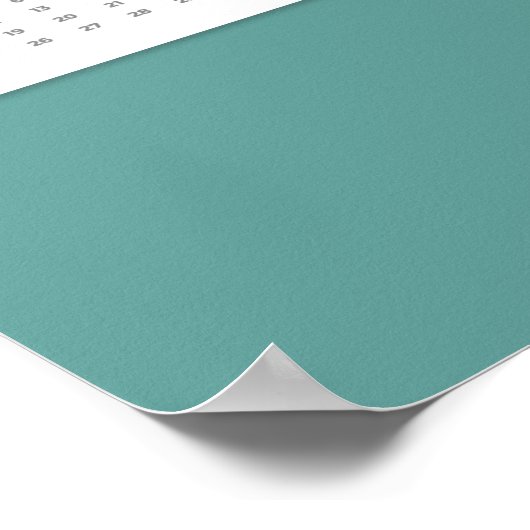 Calendrier 2022 Poster Collage Photo Moderne (Coin)