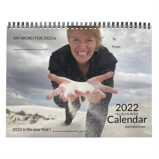 Calendrier 2022 Remplir dans les blancs (Protection)