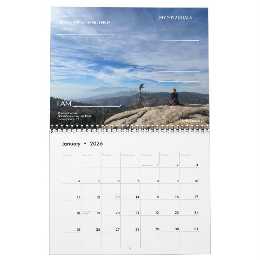 Calendrier 2022 Remplir dans les blancs (Jan 2026)