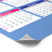 Calendrier 2022 simple et joli | Poster (Coin)