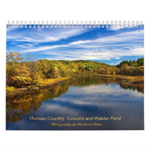 Calendrier 2022 Thoreau Pays : Walden Pond-Concord