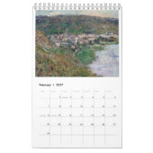 Calendrier 2023, 12 mois Claude Monet Impressionni (Feb 2027)