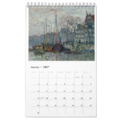 Calendrier 2023, 12 mois Claude Monet Impressionni (Jan 2027)