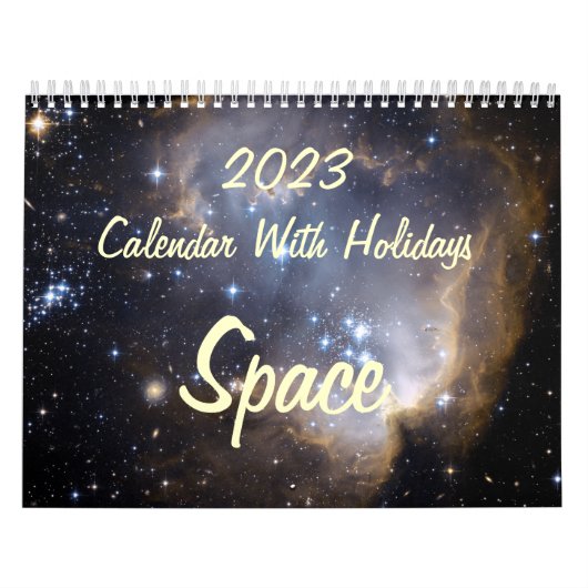Calendrier 2023 Calendar With Holidays (Protection)