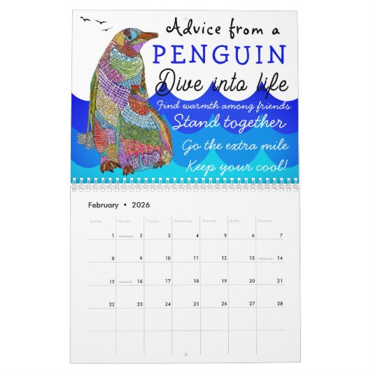 Calendrier 2023 Chiens, Chats, Animaux, Birdie (Feb 2026)