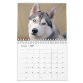 calendrier 2023 de husky dog (Jan 2027)