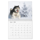 calendrier 2023 de husky dog (Mar 2026)
