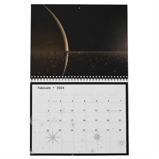Calendrier 2023 de la muraille spatiale (Feb 2026)