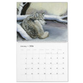 Calendrier 2023 de l'art faunique par Charlotte Ye (Jan 2026)