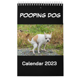 Calendrier 2023 de Pooping Dog