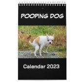Calendrier 2023 de Pooping Dog (Protection)