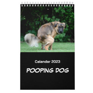 Calendrier 2023 de Pooping Dog
