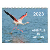 Calendrier 2023 des animaux en action (Protection)