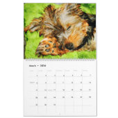 Calendrier 2023 Drôle Lazy Sleepy Chien Chien Chiot Antianxié (Mar 2026)
