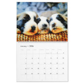 Calendrier 2023 Drôle Lazy Sleepy Chien Chien Chiot Antianxié (Jan 2026)