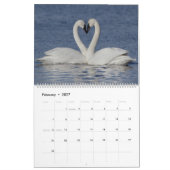 Calendrier 2023 du mur de cygne trompette (Feb 2027)