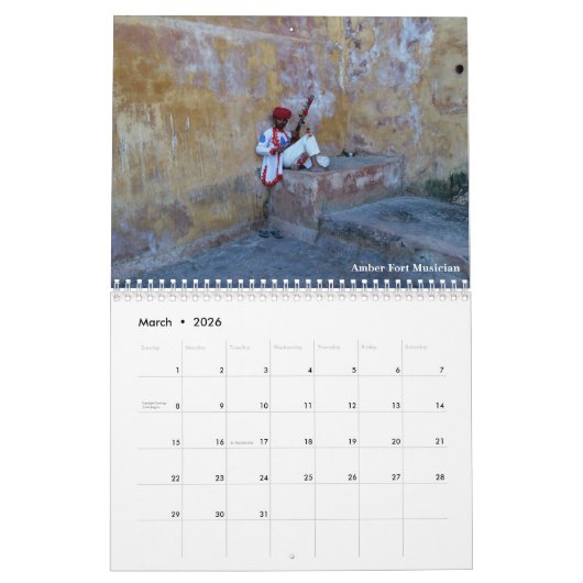 Calendrier 2023 du triangle d'or de l'Inde (Mar 2026)