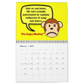 Calendrier 2023 Employé Customisé mécontent 12 mois (Feb 2027)