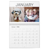 Calendrier 2023 Famille moderne 24 Photo minimal (Jan 2026)