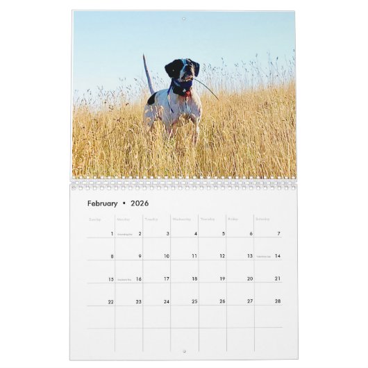 Calendrier 2023 Field of Dream Upland Birdhunting Calendar (Feb 2026)