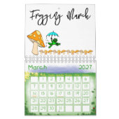 Calendrier 2023 Frogging Frogging Champignons (Mar 2027)