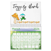 Calendrier 2023 Frogging Frogging Champignons (Mar 2026)