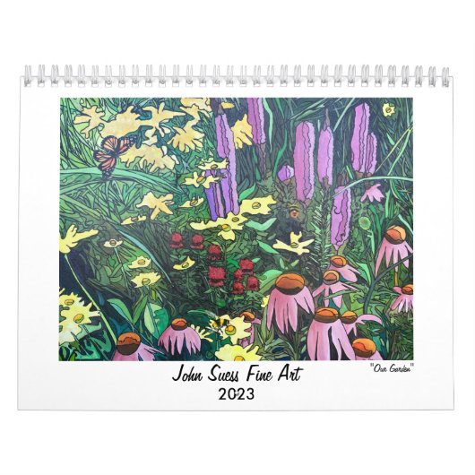 Calendrier 2023 John Suess Fine Art Wall (Protection)