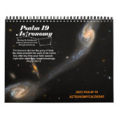 Calendrier 2023 MEDIUM Psalm 19 Astronomy Society Calendar (Protection)