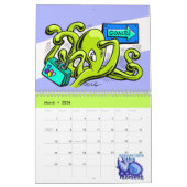 Calendrier 2023 : Motivationnel, Chat, Dragon, Oct (Mar 2026)