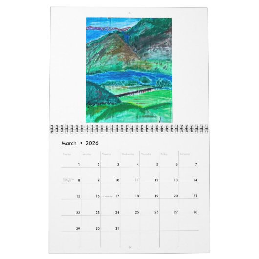 Calendrier 2023 —Oeuvre d'Arrmac & Su-sieee ! Mac (Mar 2026)