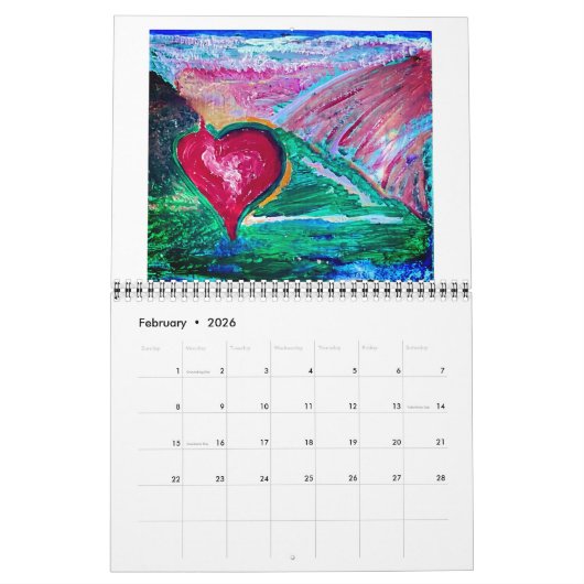 Calendrier 2023 —Oeuvre d'Arrmac & Su-sieee ! Mac (Feb 2026)