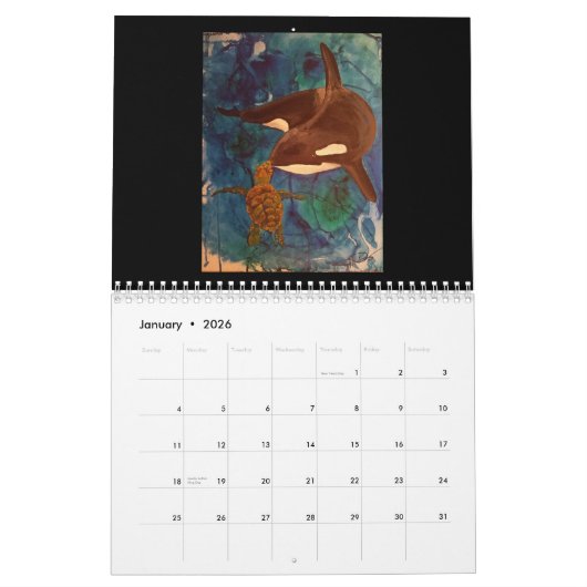 Calendrier 2023 Oeuvre de Manuela Davis (Jan 2026)