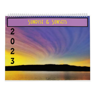 Calendrier 2023 Sunrise & Sunsets | Idaho