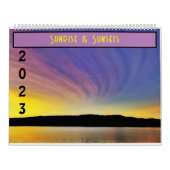 Calendrier 2023 Sunrise & Sunsets | Idaho (Protection)