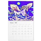 Calendrier 2023 Unicorn Dreams Airbrush Art (Feb 2026)