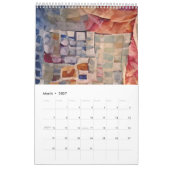 Calendrier 2023 Waiola Quilting OnePage MediumCalendar, Blanc (Mar 2027)