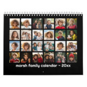 Calendrier 2024 - 24 Photo - 2 Par Mois Famille Moderne (Protection)