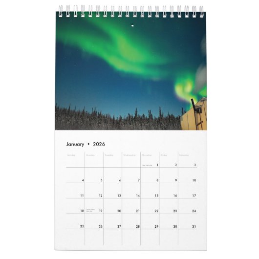 Calendrier 2024 Aller vers vos objectifs aurora (Jan 2026)