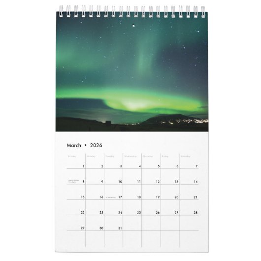 Calendrier 2024 Aller vers vos objectifs aurora (Mar 2026)