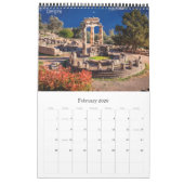 Calendrier 2024 année avec photo de Grèce Calendri (Feb 2026)